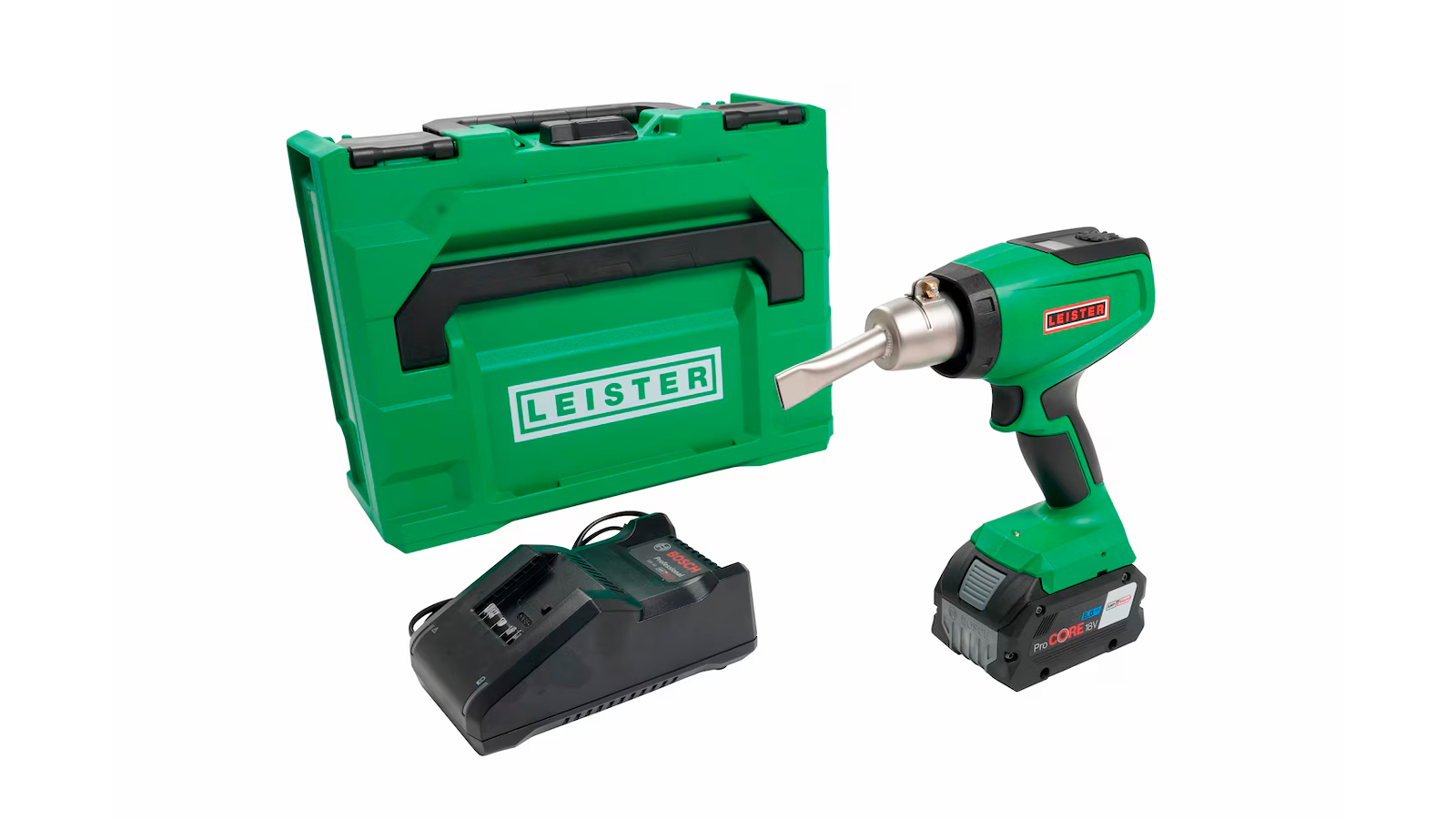 Batteridrevet varmluftpistol Leister NEXHEAT 300 A-LP