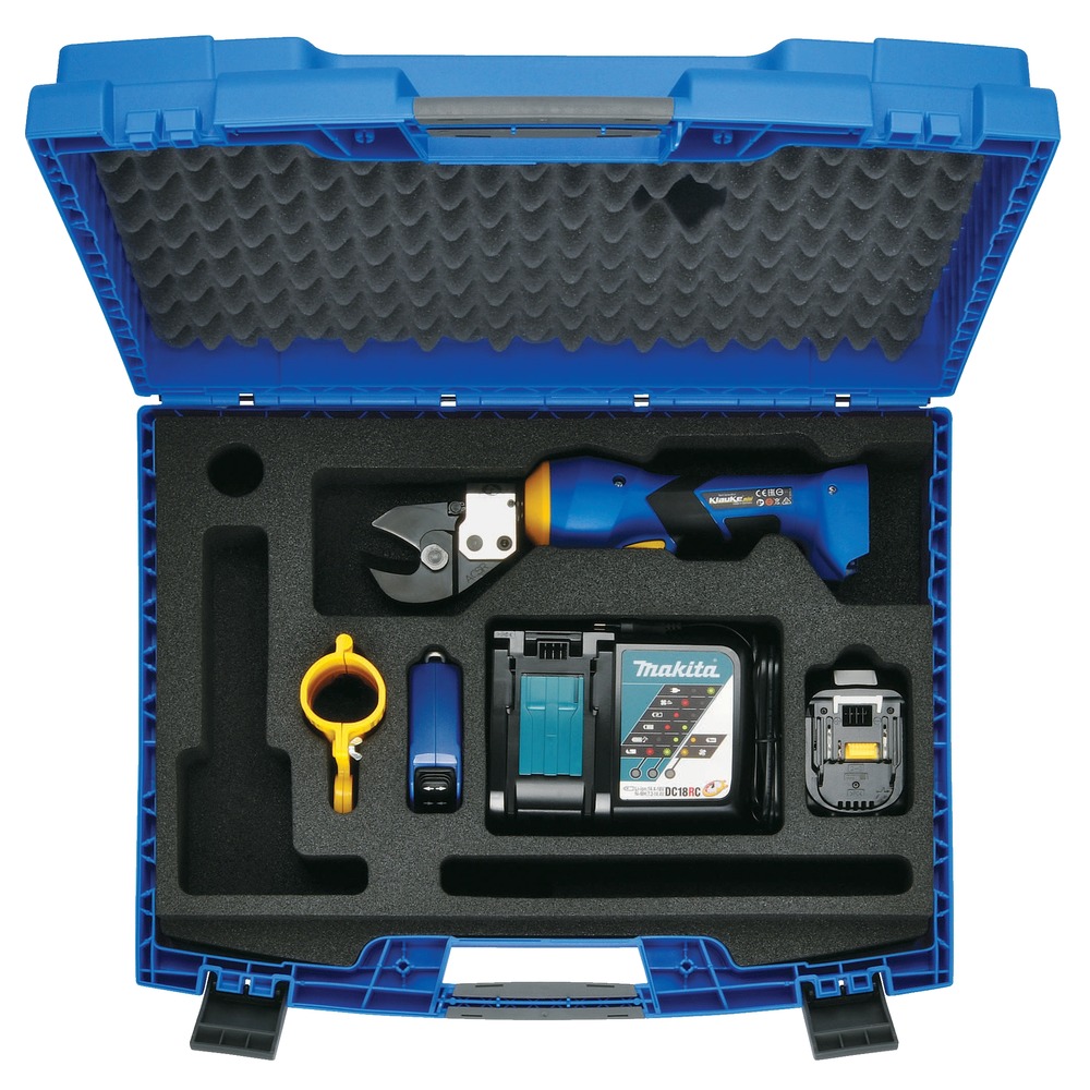 KLAUKE ES20RMCCFM Batteridrevet hydraulisk kabelkutter Ø20mm m/fjernkontroll (Makita batterisystem) - Bilde 2
